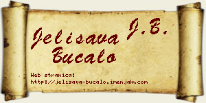 Jelisava Bucalo vizit kartica